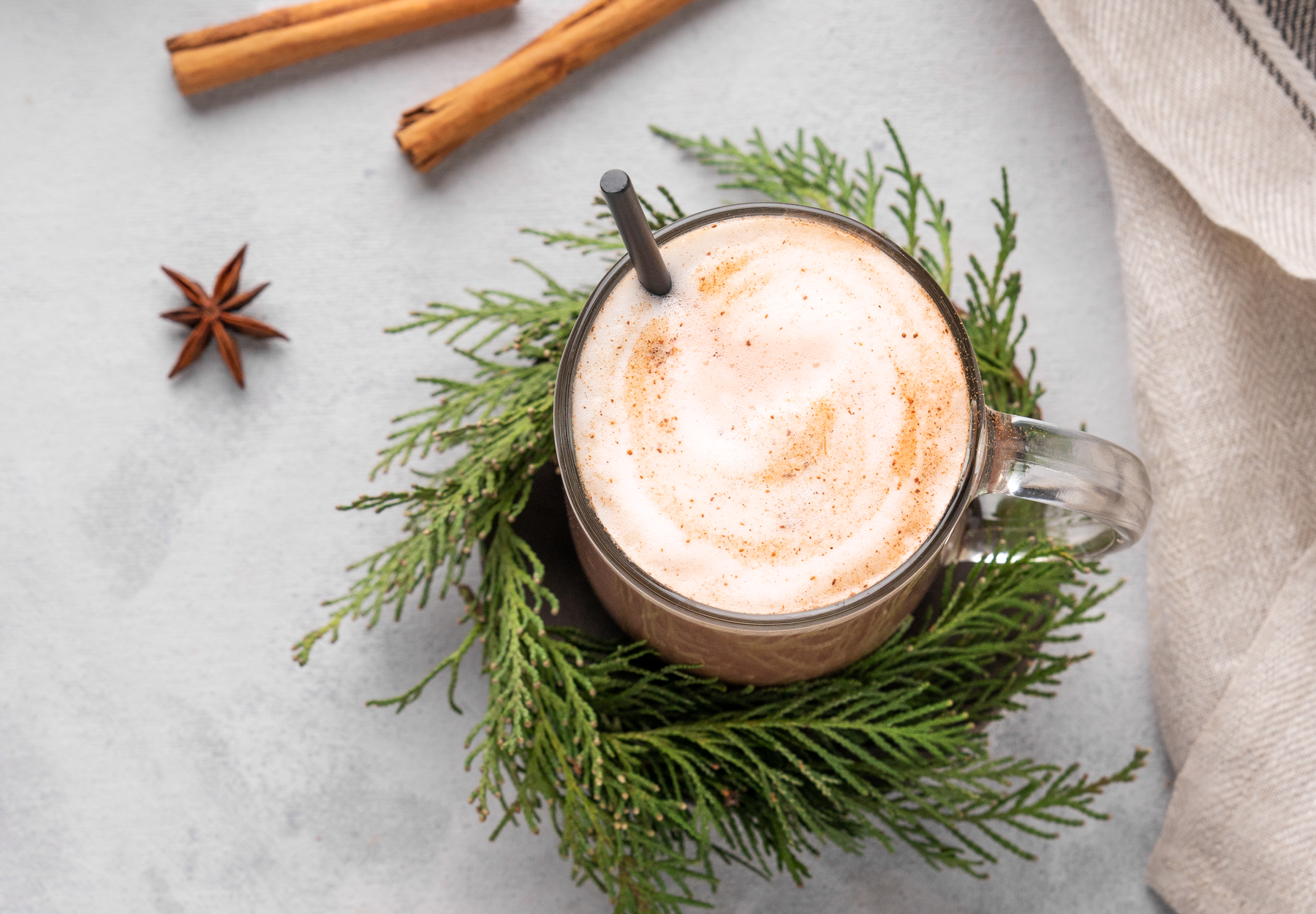 Chai Navideño con Leche Especiada